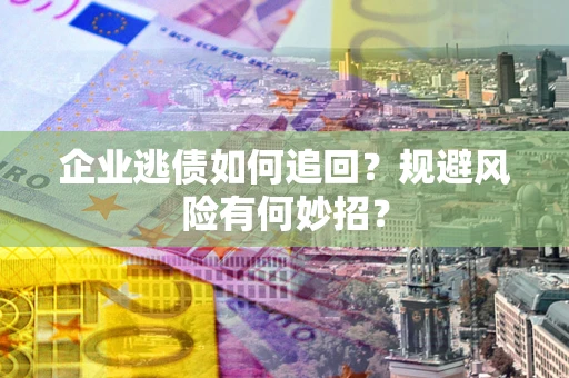 武汉企业逃债如何追回？规避风险有何妙招？