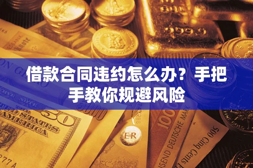 武汉借款合同违约怎么办？手把手教你规避风险