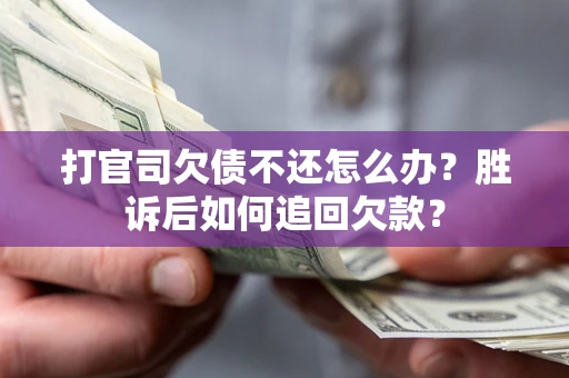 武汉打官司欠债不还怎么办？胜诉后如何追回欠款？