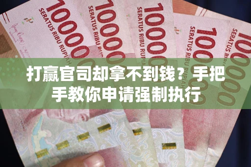 武汉打赢官司却拿不到钱？手把手教你申请强制执行