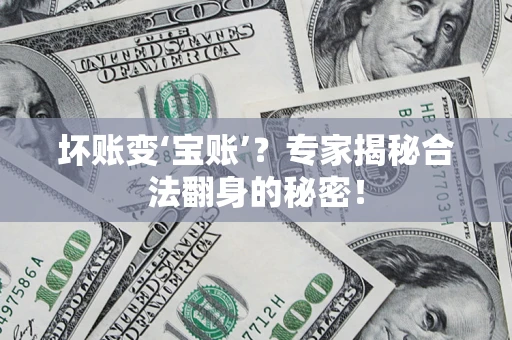 武汉坏账变‘宝账’？专家揭秘合法翻身的秘密！