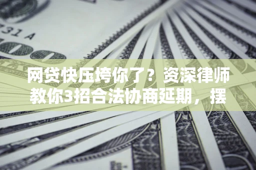 武汉网贷快压垮你了？资深律师教你3招合法协商延期，摆脱暴力催收！