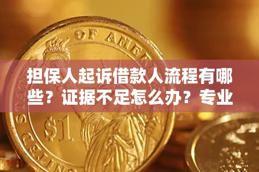 武汉担保人起诉借款人流程有哪些？证据不足怎么办？专业律师解答