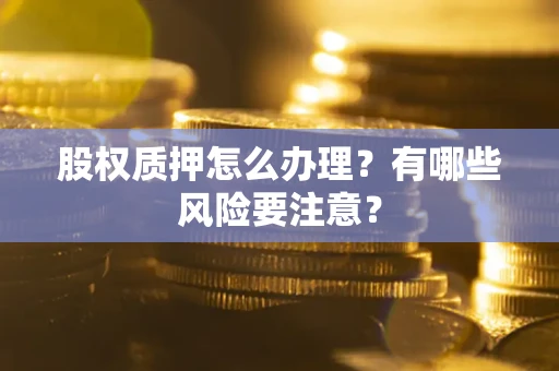 武汉股权质押怎么办理？有哪些风险要注意？
