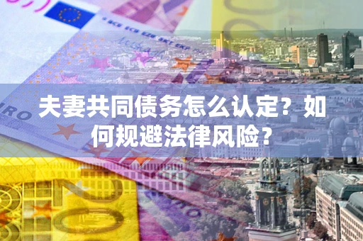 武汉夫妻共同债务怎么认定？如何规避法律风险？