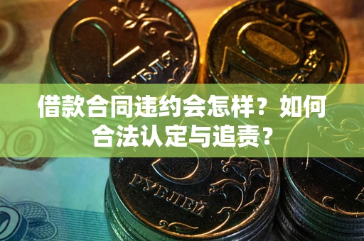 武汉借款合同违约会怎样？如何合法认定与追责？