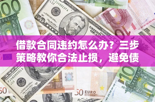 武汉借款合同违约怎么办？三步策略教你合法止损，避免债务危机升级