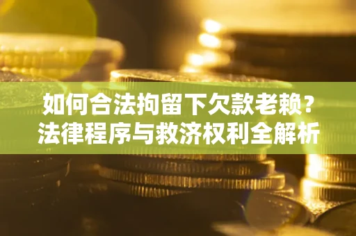 武汉如何合法拘留下欠款老赖？法律程序与救济权利全解析