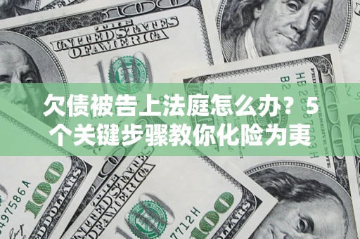 武汉欠债被告上法庭怎么办？5个关键步骤教你化险为夷