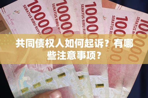 武汉共同债权人如何起诉？有哪些注意事项？